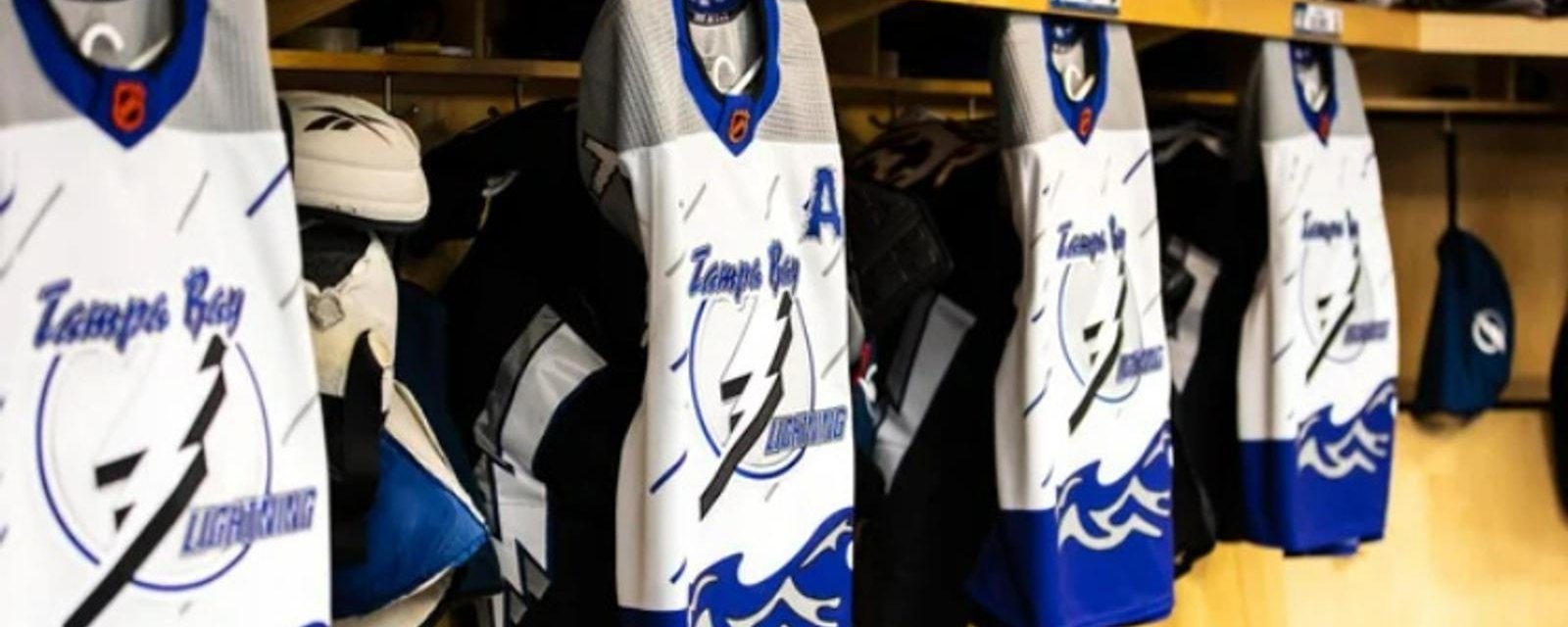 Players caught trashing their own Reverse Retro jerseys in Tampa Bay