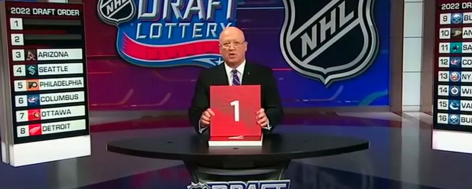 The Draft lottery results are in!