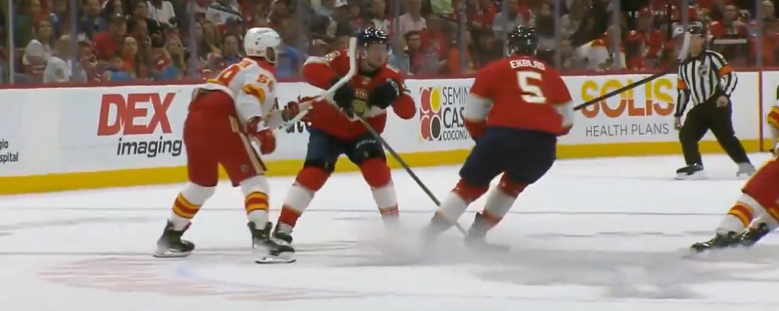 Tarasenko injured Ekblad in second game with the Panthers.