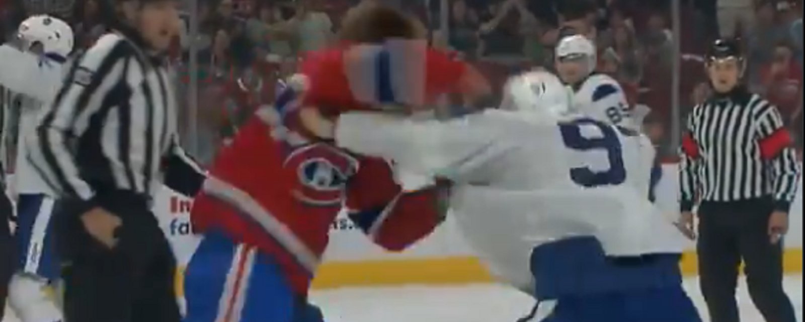 Wild scrap during Habs vs. Maple Leafs rookie camp.