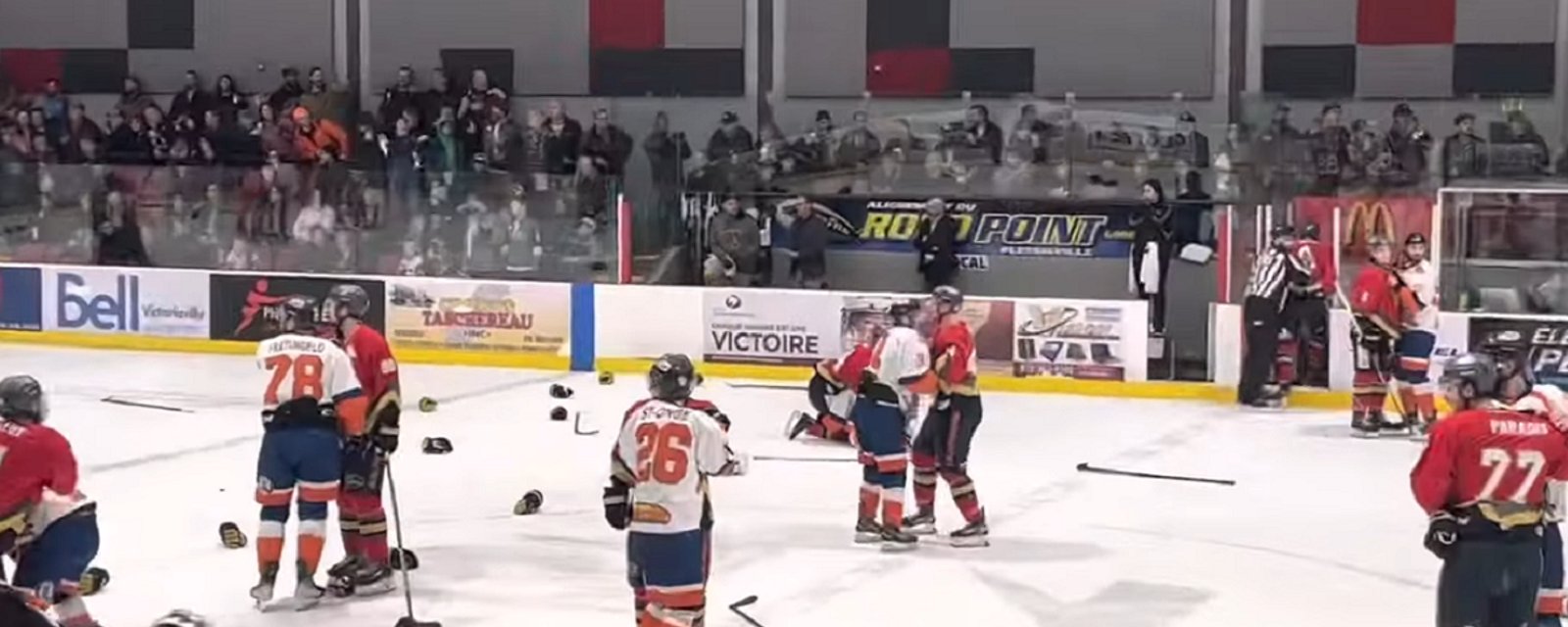 Police called after bench clearing brawl this weekend.