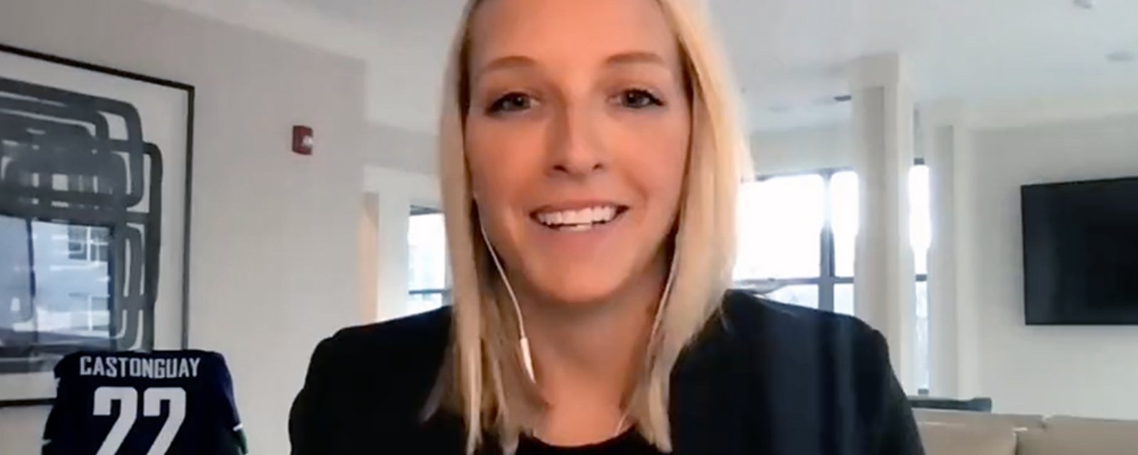 Canucks new hire Emilie Castonguay shares prophetic story about her deceased sister