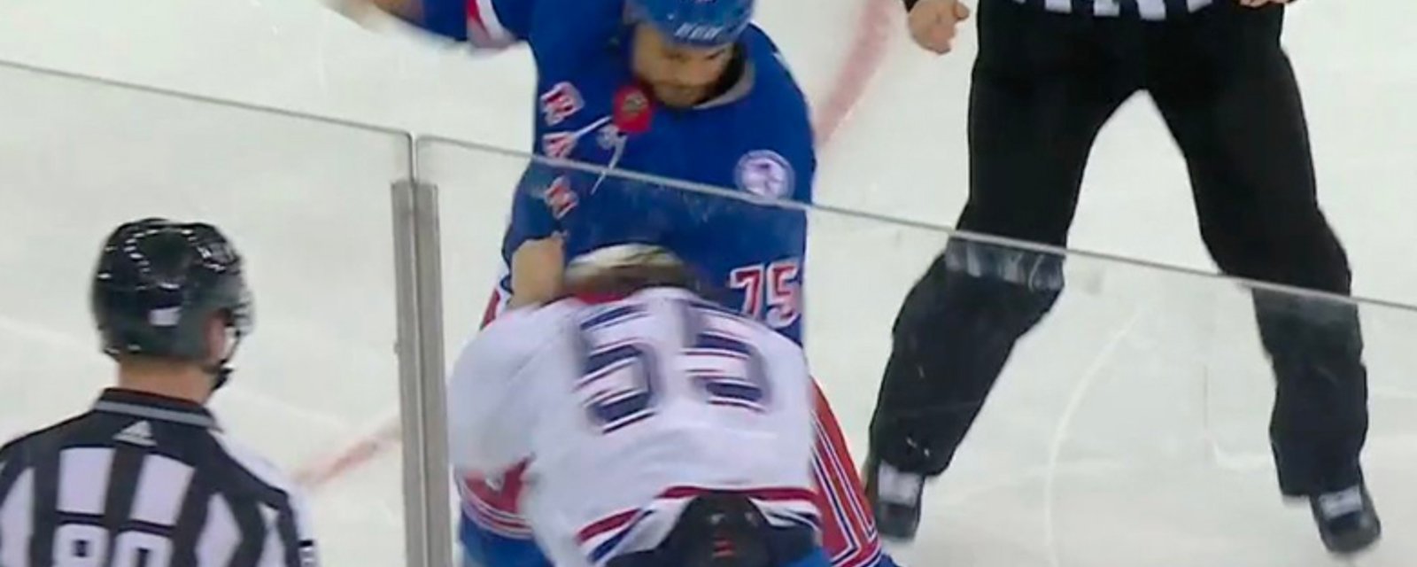 FIGHT: Pezzetta thought he had a chance against Reaves : how wrong was he!