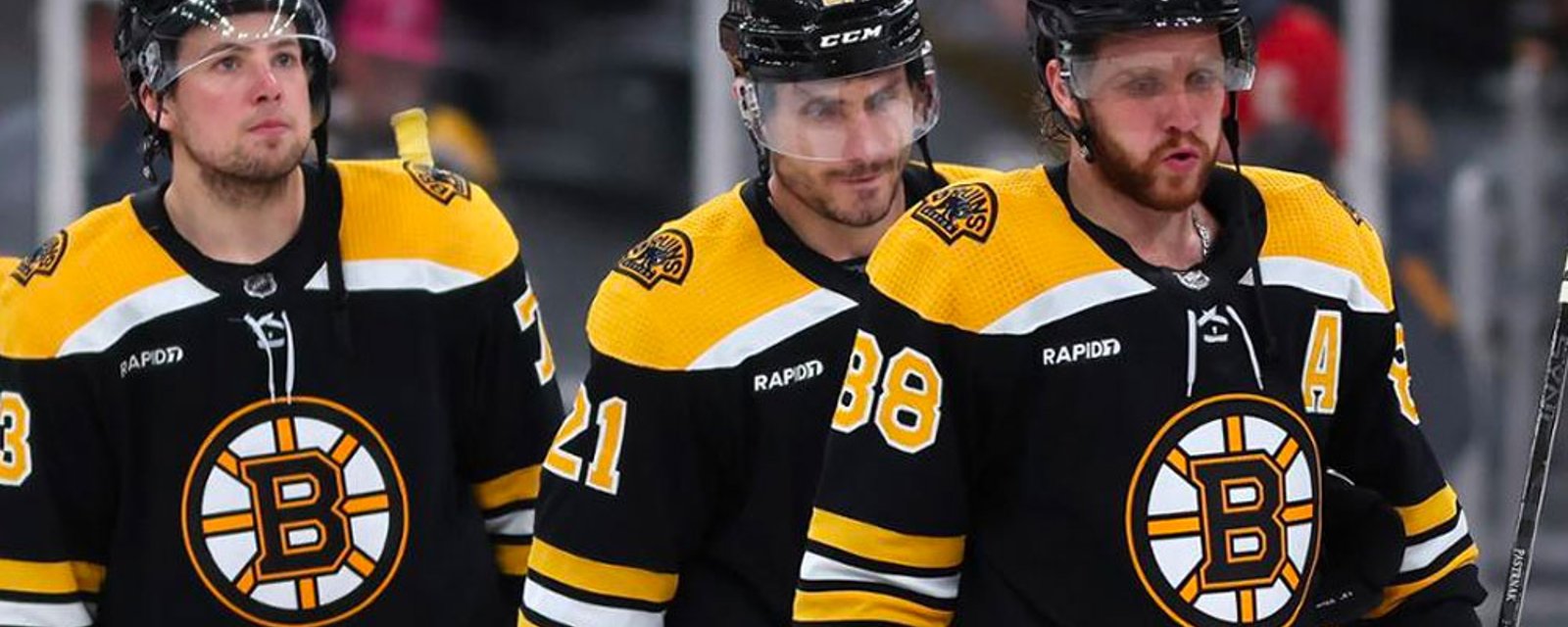 Bruins slammed with $4.5 million cap hit for next season!
