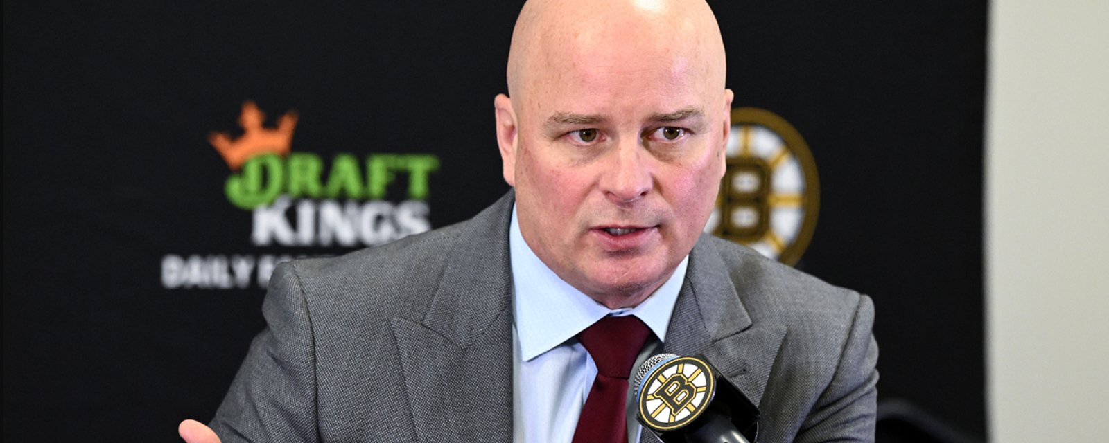 Bruins coach Jim Montgomery takes shot at Habs GM Kent Hughes.