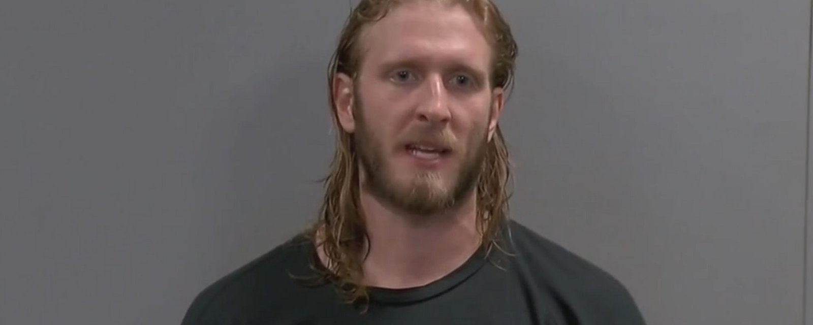 Garret Sparks gives emotional interview after first win in 2 years.