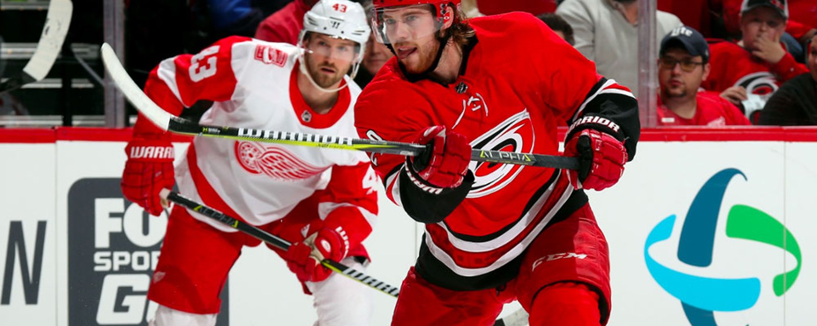 NHL forces Hurricanes to play shorthanded against the Red Wings