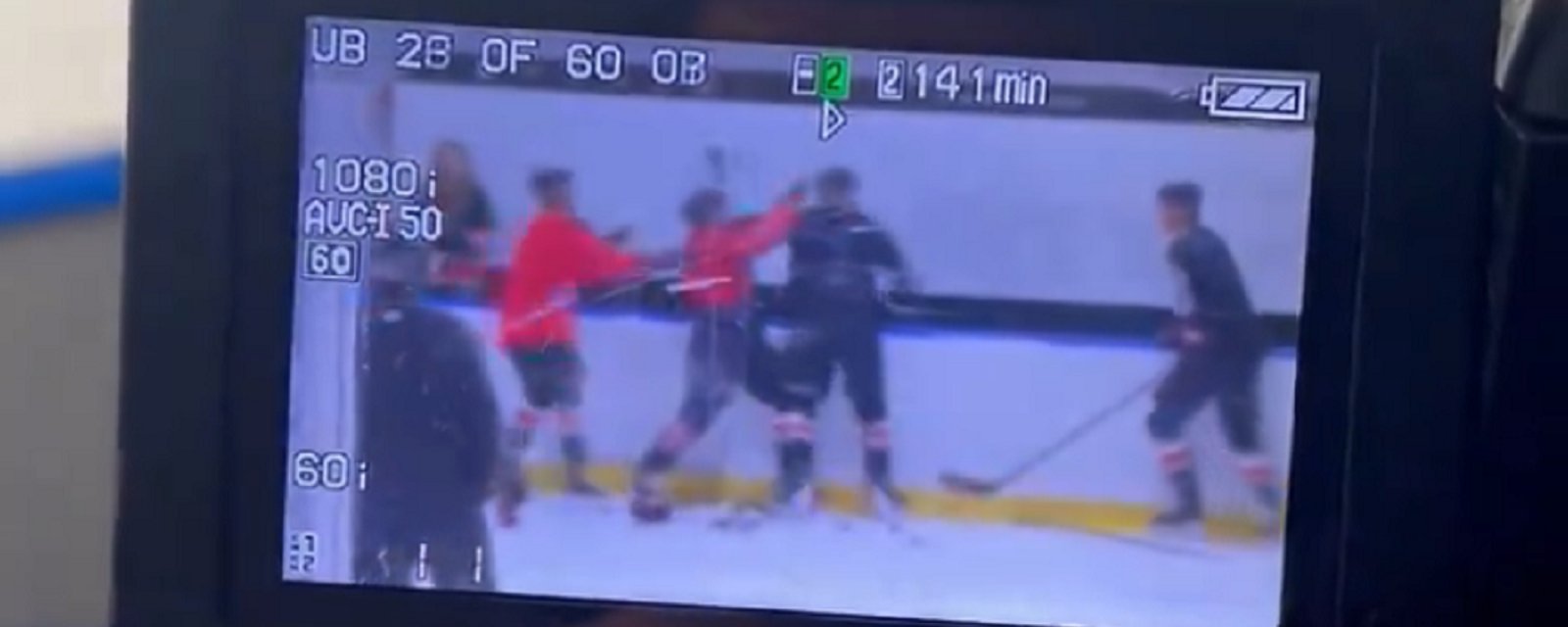 Fight breaks out between teammates at Sabres practice on Monday.