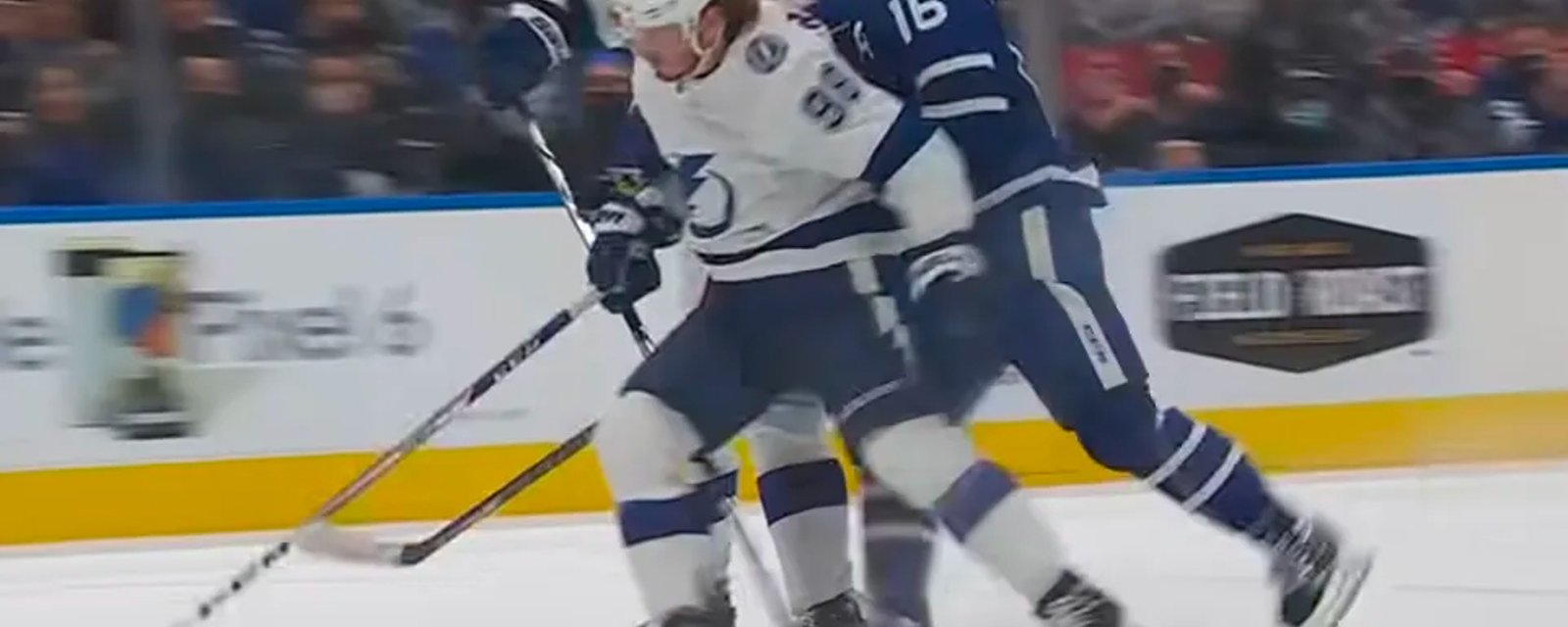 Mikhail Sergachev in hot water over brutal hit on Mitch Marner