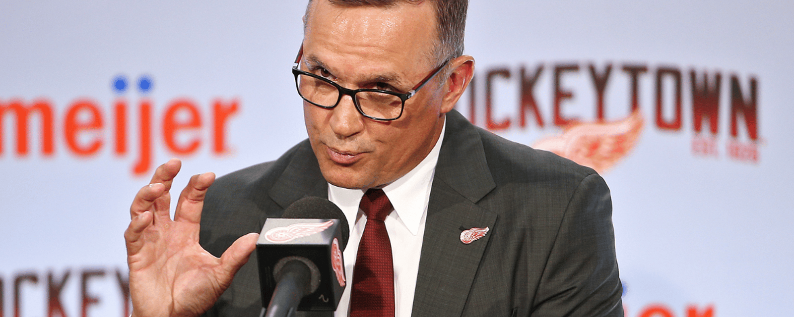 Steve Yzerman responds to question of pressure 