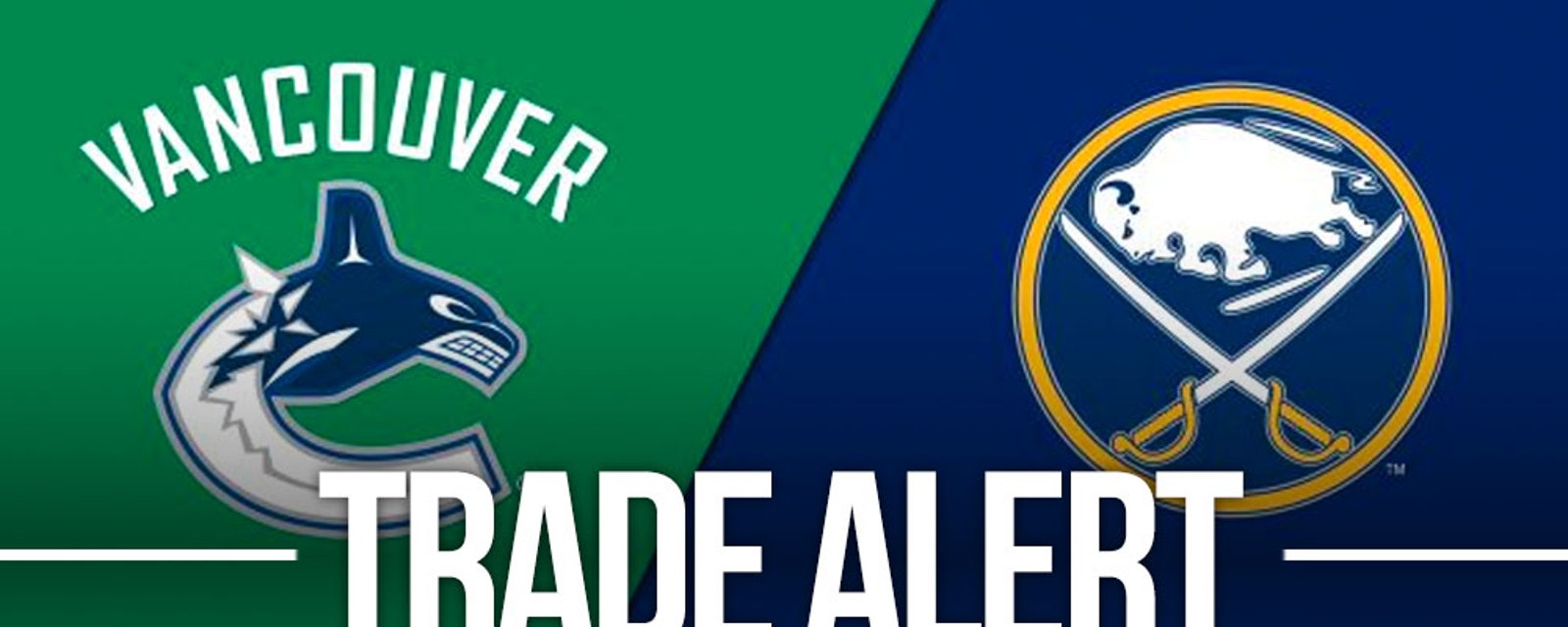 Canucks and Sabres pull off a one for one trade