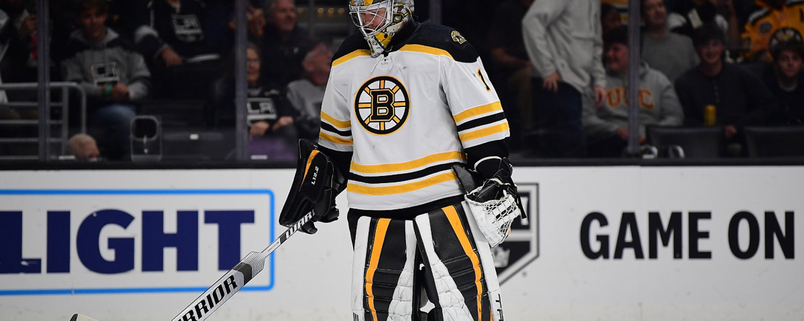 Jeremy Swayman expresses discontent with the Boston Bruins.