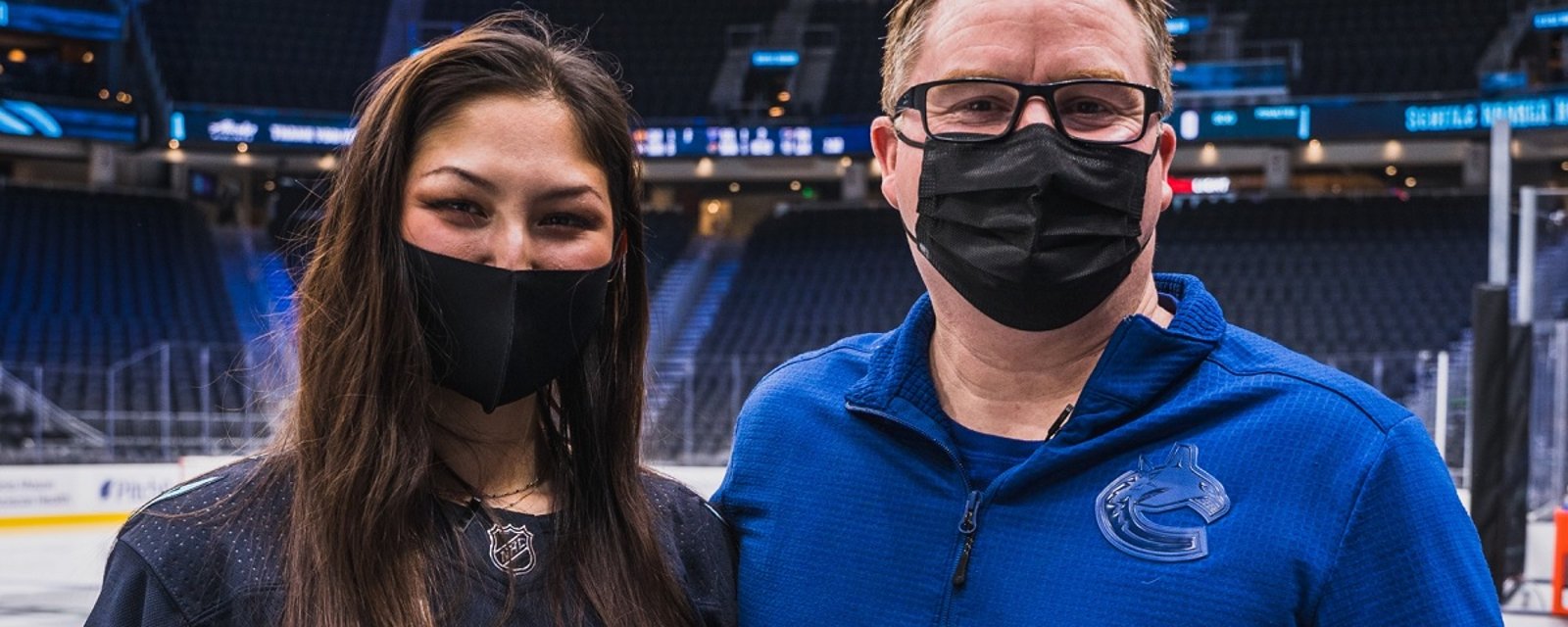 Seattle Kraken fan may have saved the life of Canucks equipment manager.