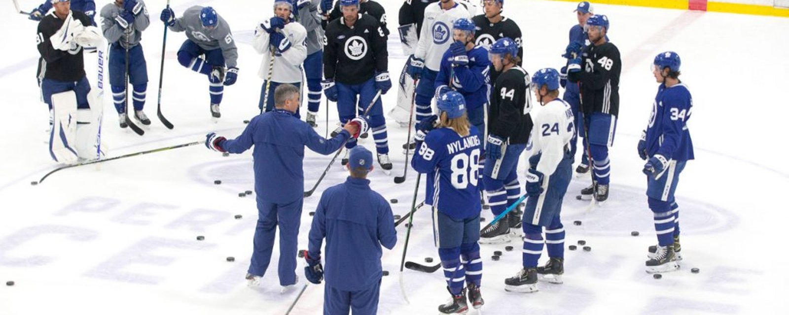 Another casualty at the Maple Leafs’ training camp!