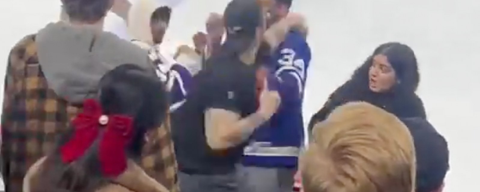 Two Maple Leafs fans get brutally attacked at Flyers’ game in viral video!