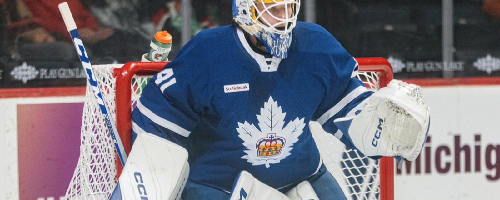 Maple Leafs make another change in goal on Monday morning.