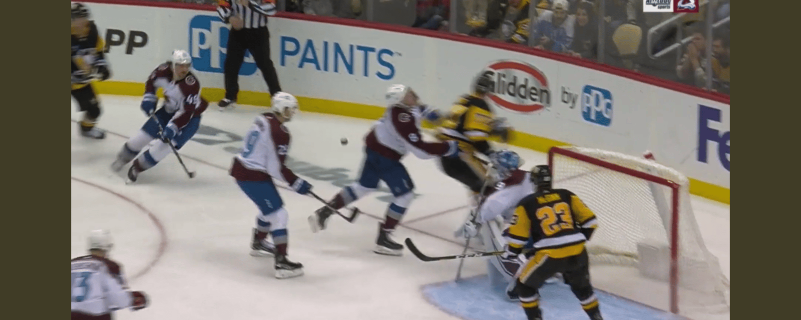 Jeff Carter victimizes Cale Makar with dirty headshot