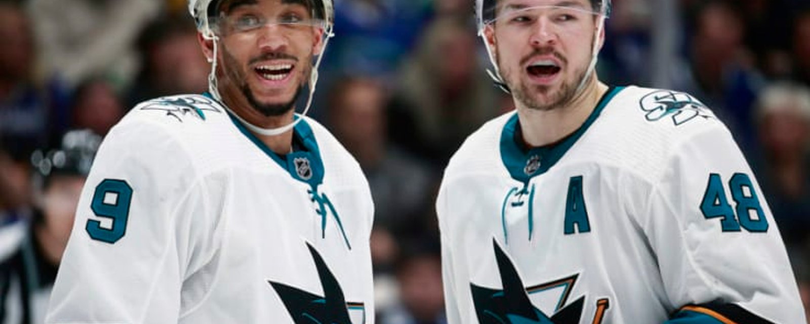 Tomas Hertl takes final shot at Evander Kane