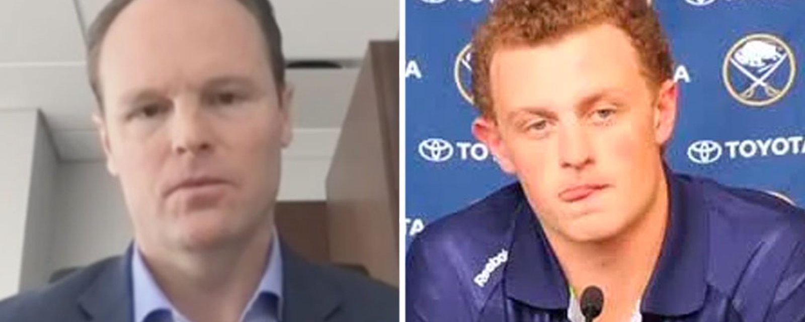 Sabres GM Kevyn Adams delivers a personal message to Jack Eichel