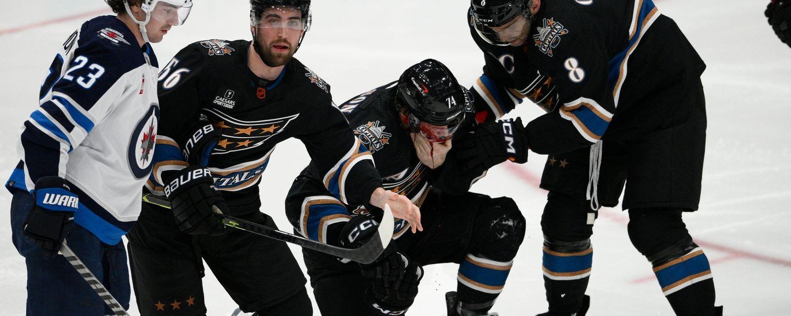 John Carlson’s ear had to be reattached after taking slap shot to the head!