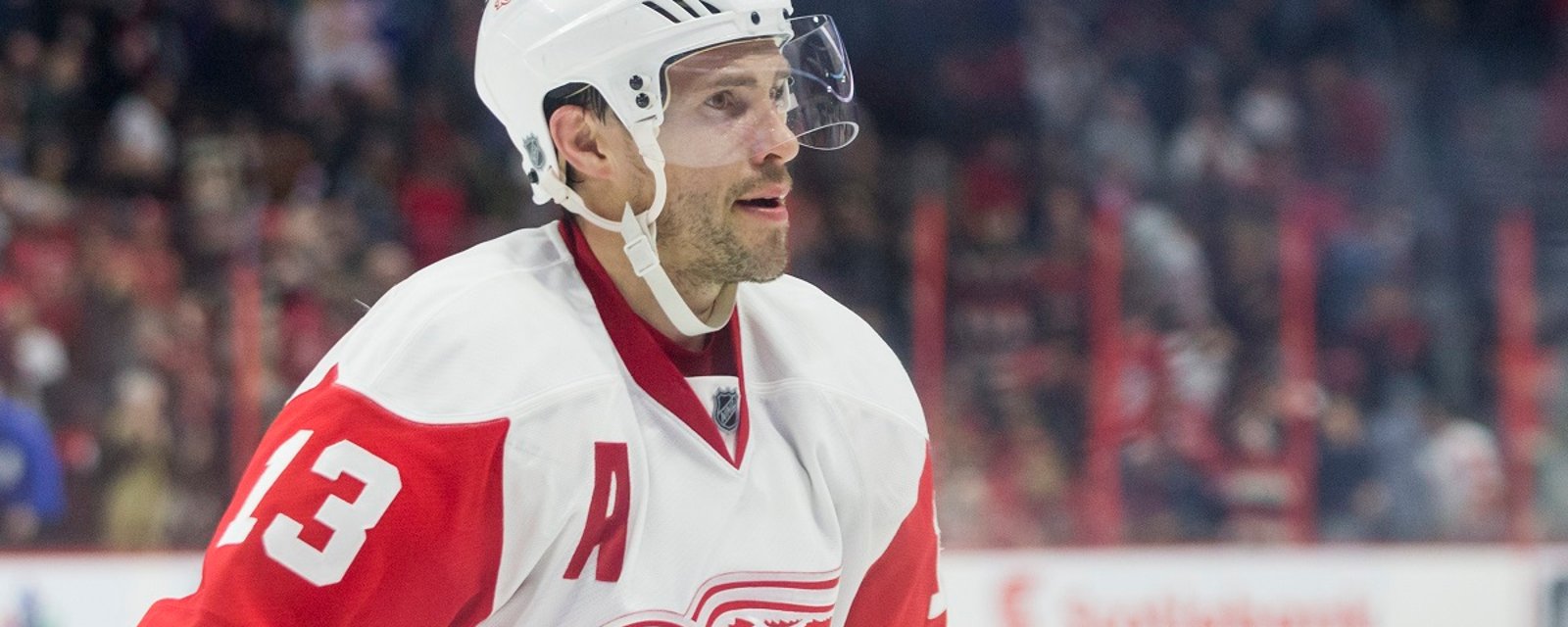 Pavel Datsyuk sends a warning to Alex Ovechkin.