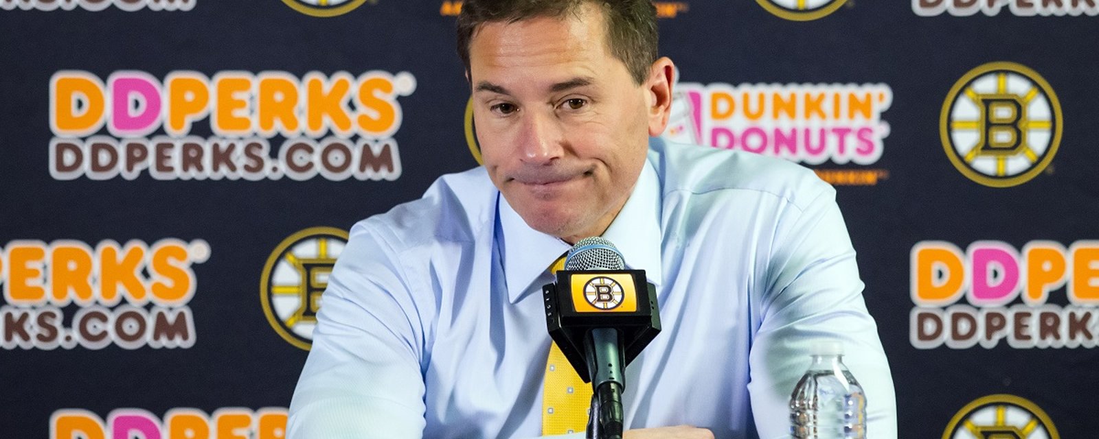 Bruce Cassidy confirms the Bruins are down 2 players on Sunday.