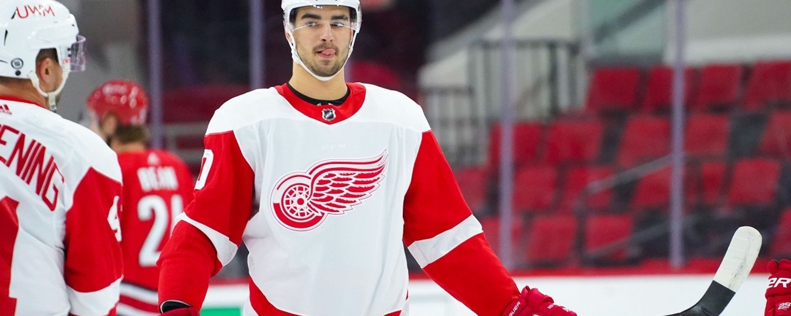 Red Wings call up first round pick Joe Veleno.