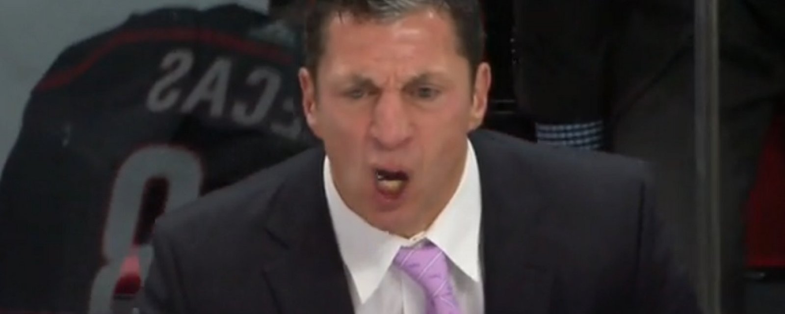 Rod Brind'Amour goes ballistic on the NHL's officials.