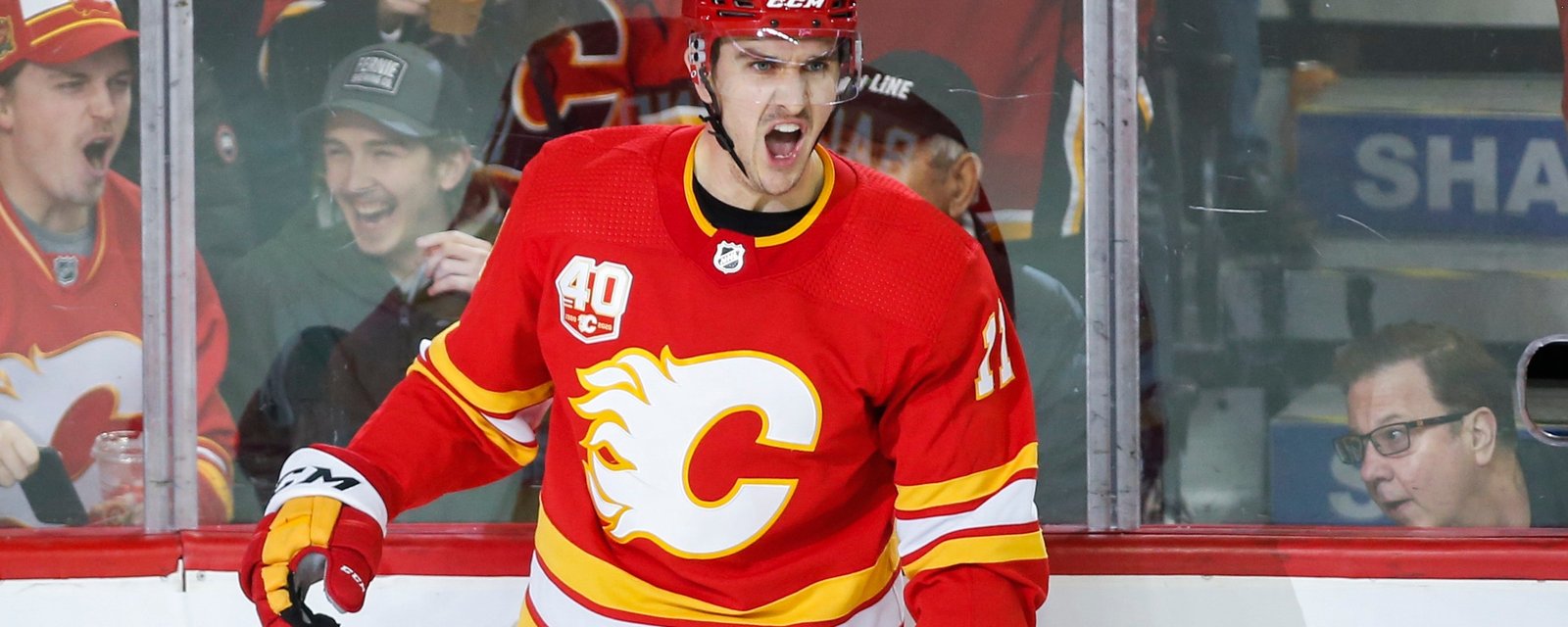 Huge promotion for Mikael Backlund right after today's announcement! 