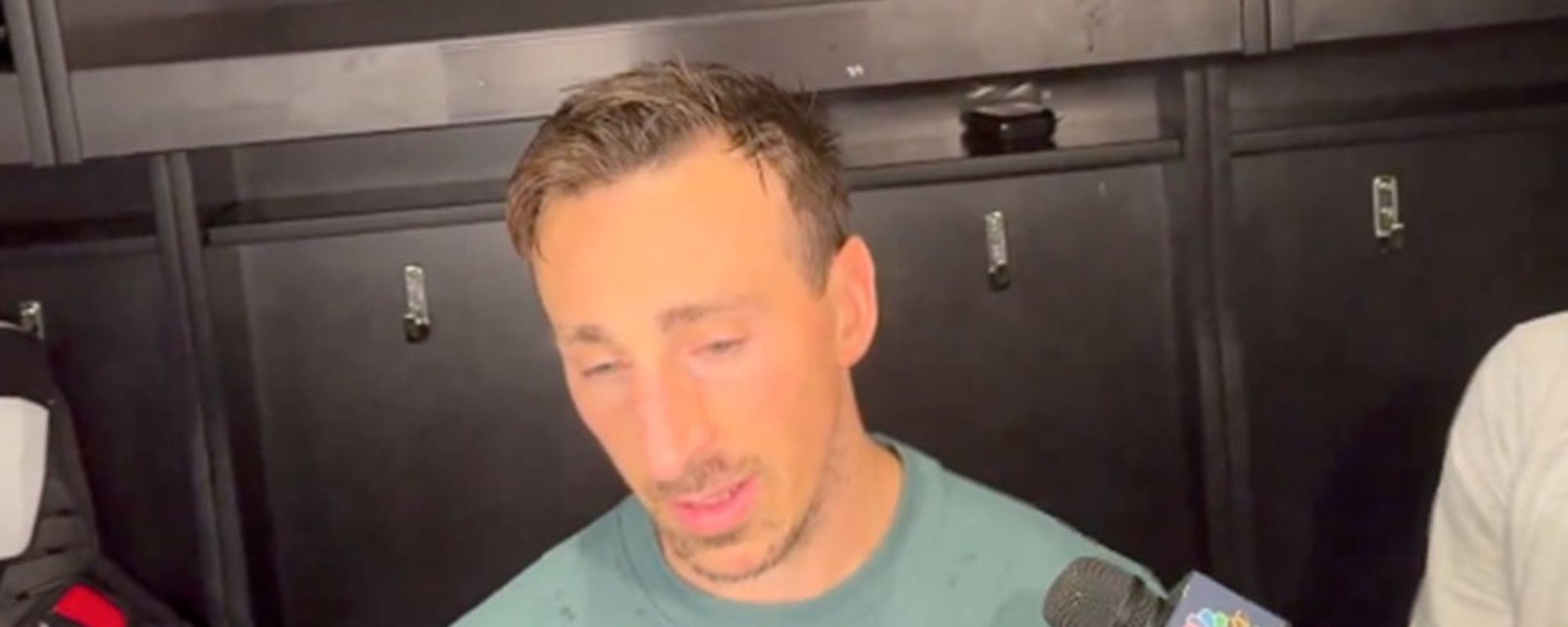 Brad Marchand publicly defends unsigned goalie Jeremy Swayman