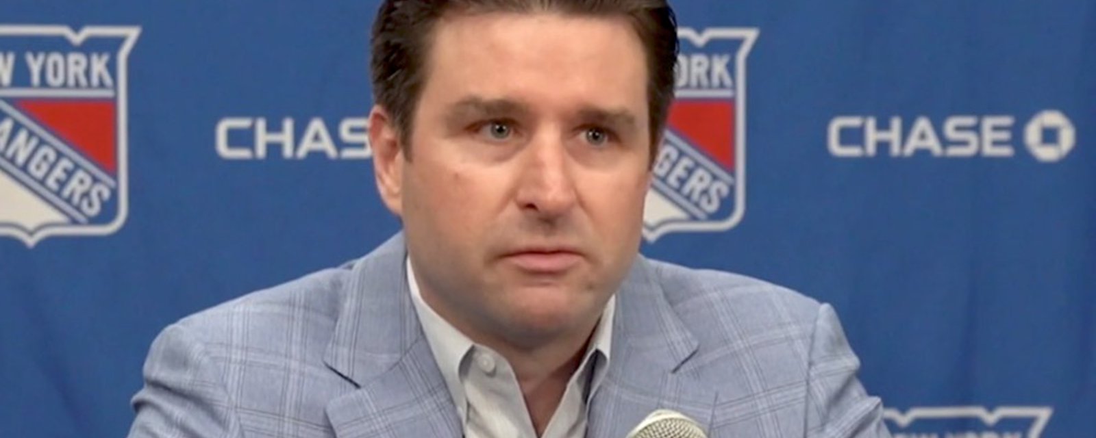 New York Rangers GM Chris Drury has a message for fans 