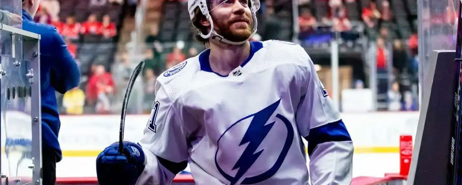 Lightning scratch Brayden Point for a very personal matter