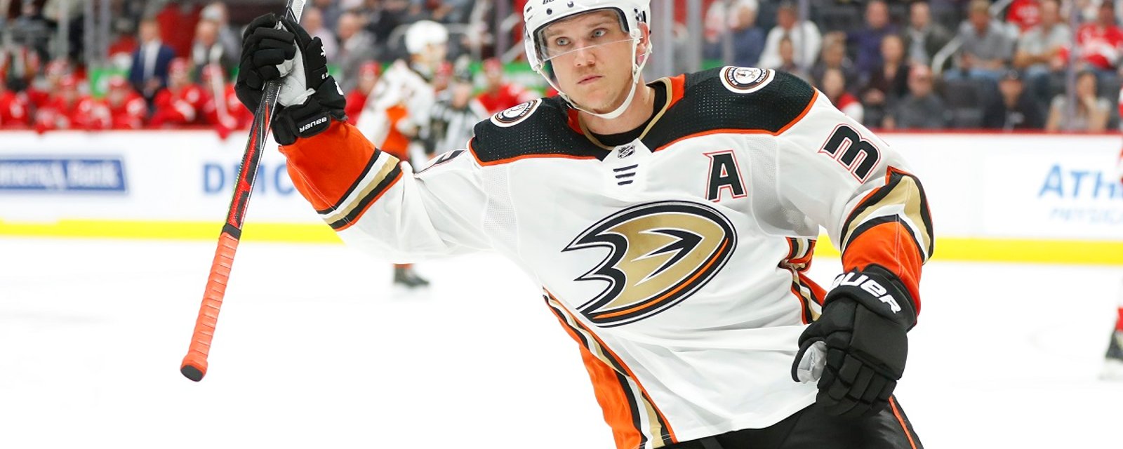 Breaking: Jakob Silfverberg mysteriously removed from Anaheim Ducks roster.