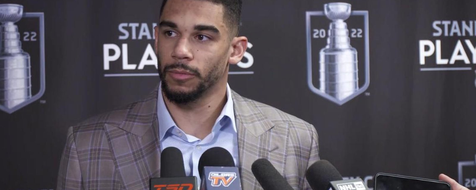 Evander Kane throws own goalies under the bus, taunts Milan Lucic ahead of Game 2