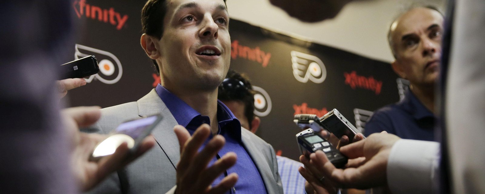 Daniel Briere admits the Flyers are open for business.
