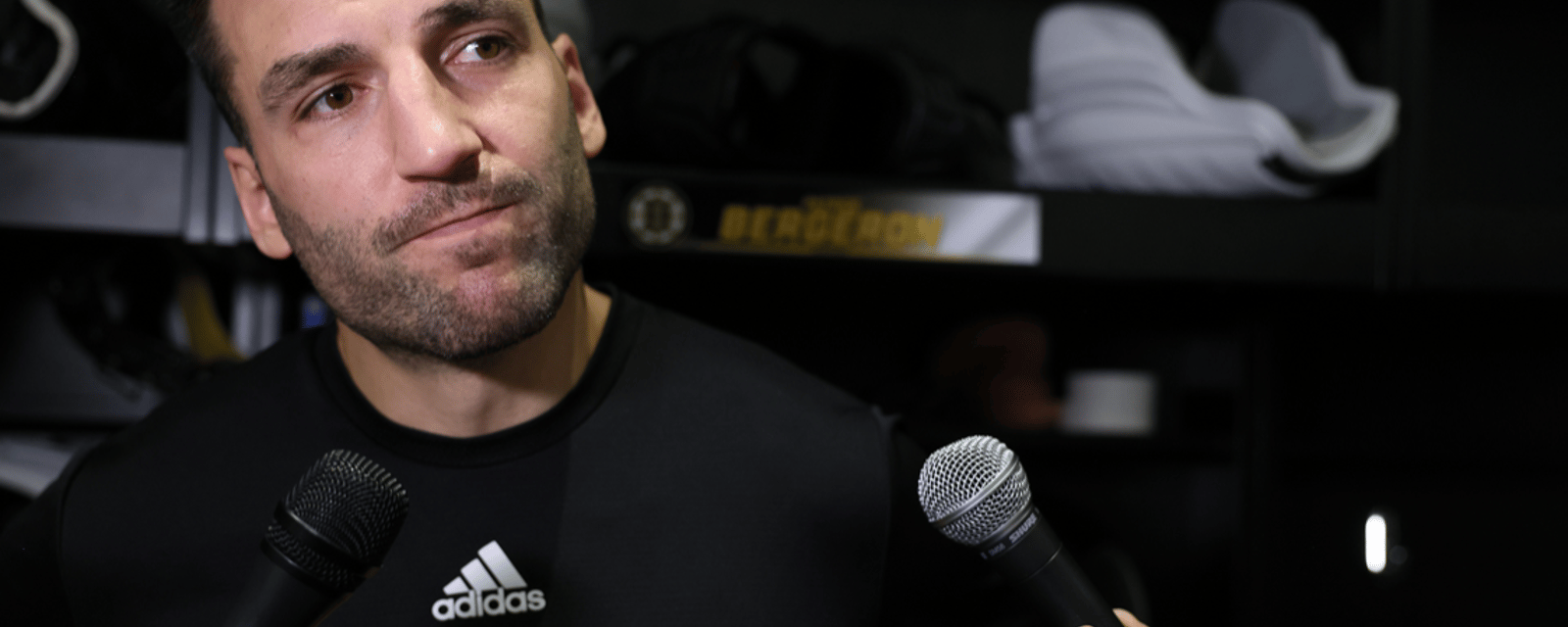 Patrice Bergeron beats himself up after loss