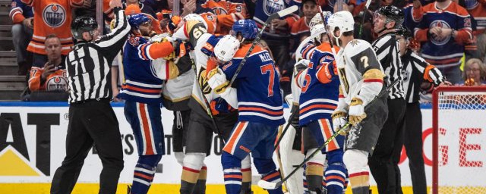 Another suspension is demanded by fans in Edmonton-Vegas series!