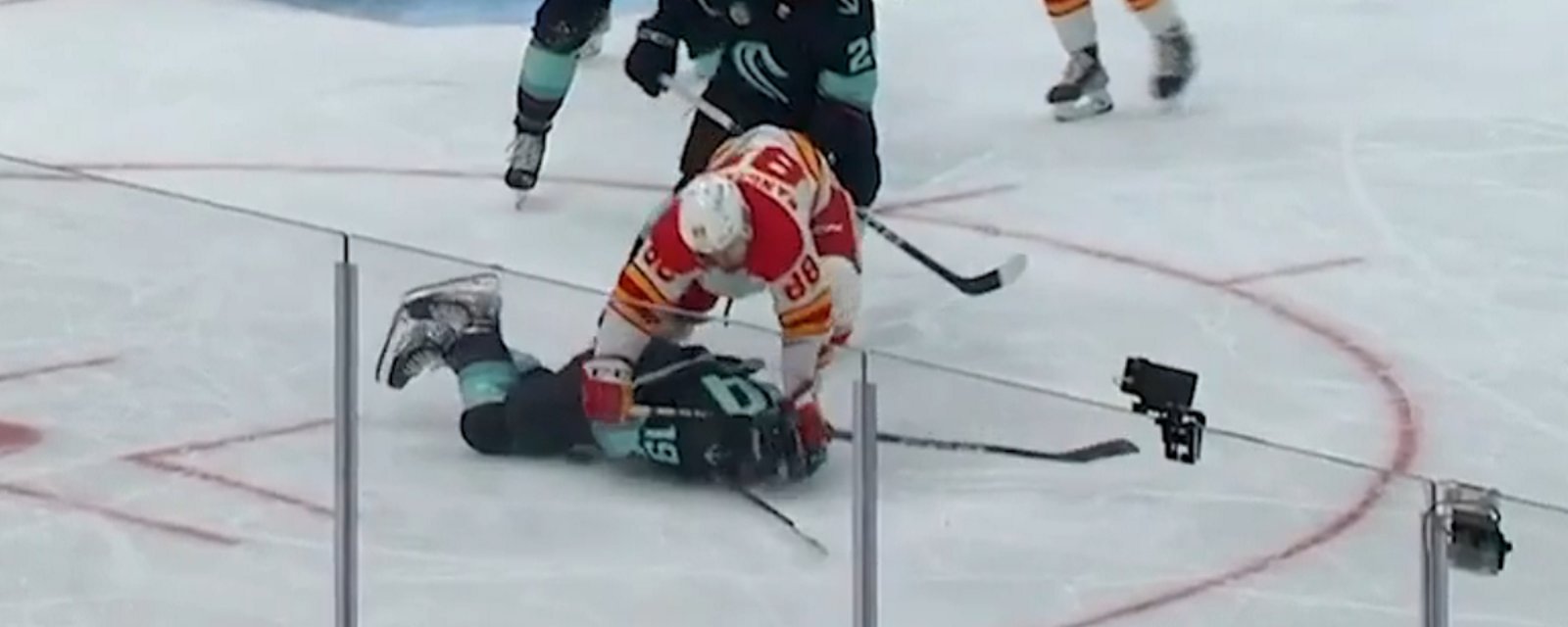 Andrew Mangiapane suspended for cross-checking Jared McCann.