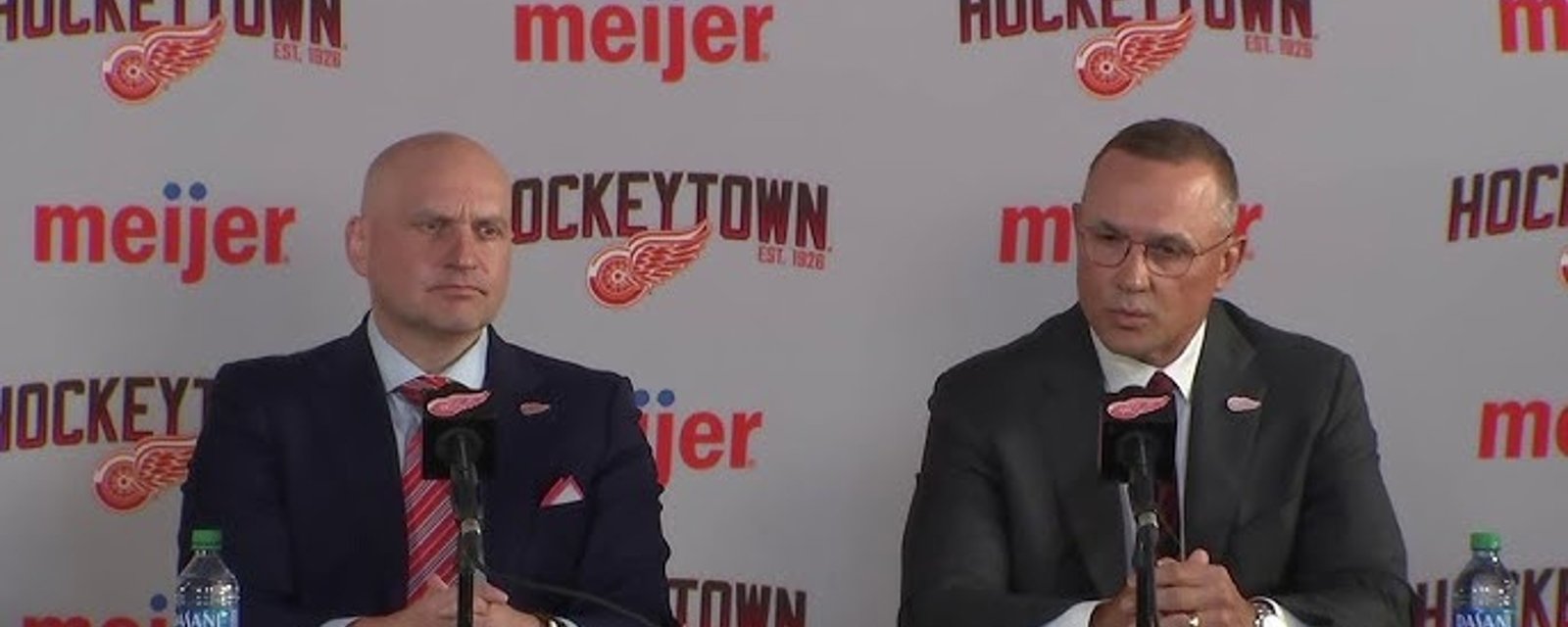 Red Wings GM Steve Yzerman makes coaching change in Detroit!