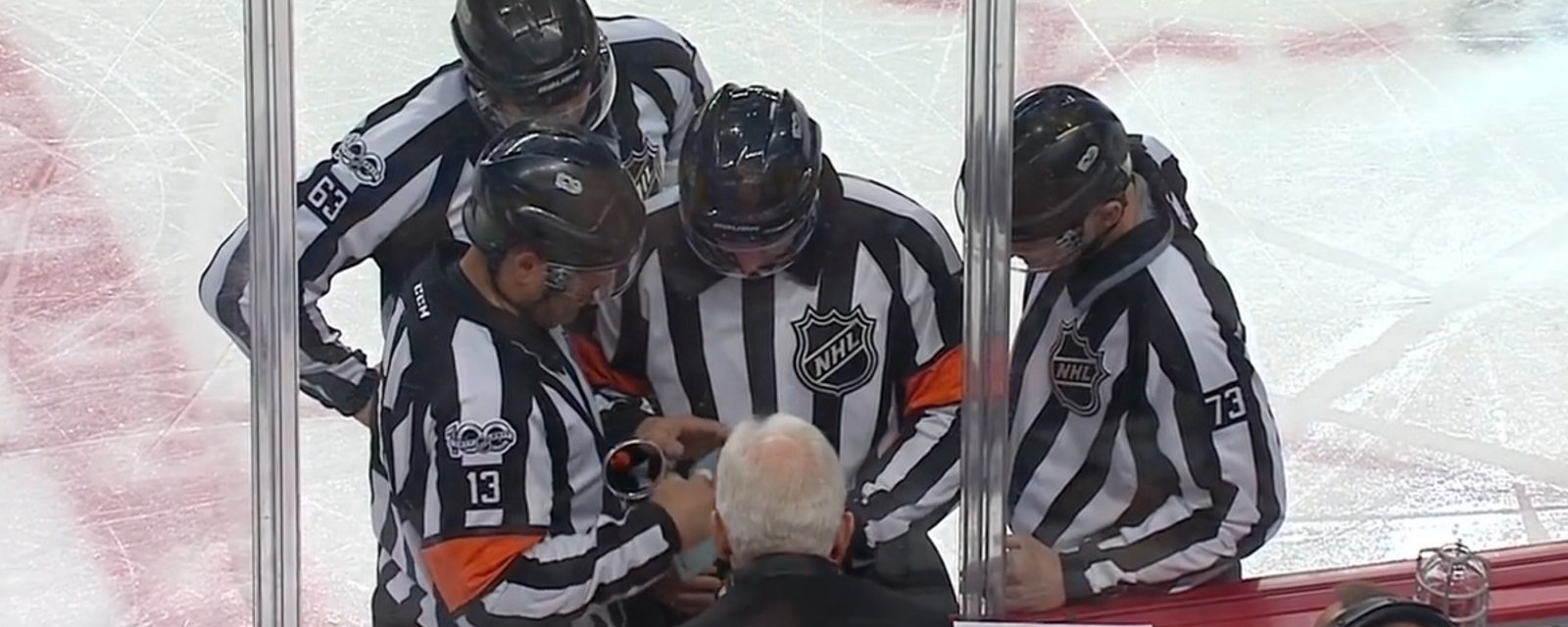 Fans outraged after another brutal call from NHL officials.