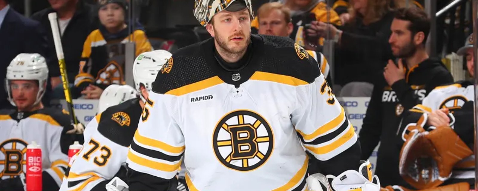 Stunning trade rumour emerges on Bruins goalie Linus Ullmark!