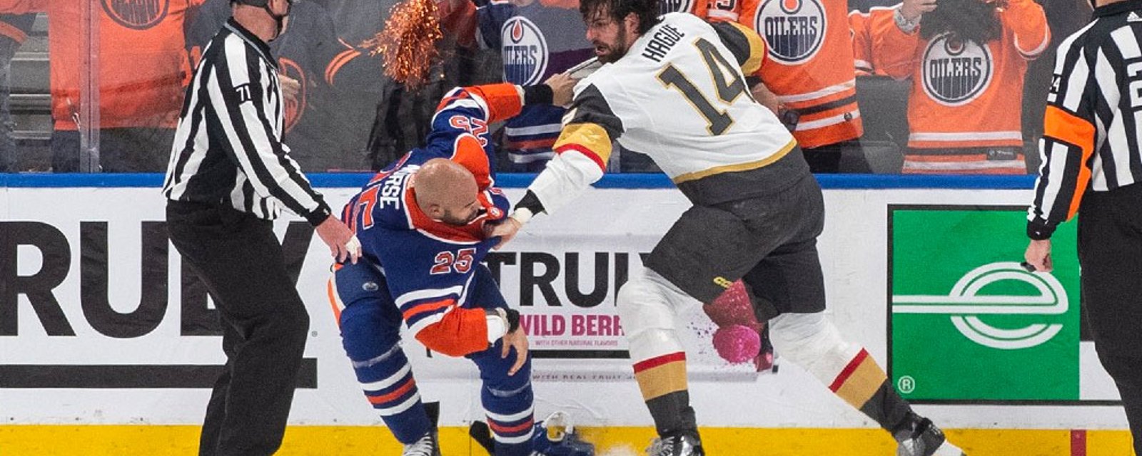 Multiple fines, suspension after Game 4 brawl between Vegas and Edmonton