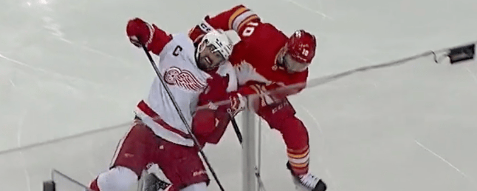 Opponent once again targets Dylan Larkin's neck 