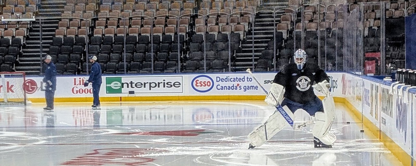Matt Murray rejoins the Maple Leafs ahead of Game 2