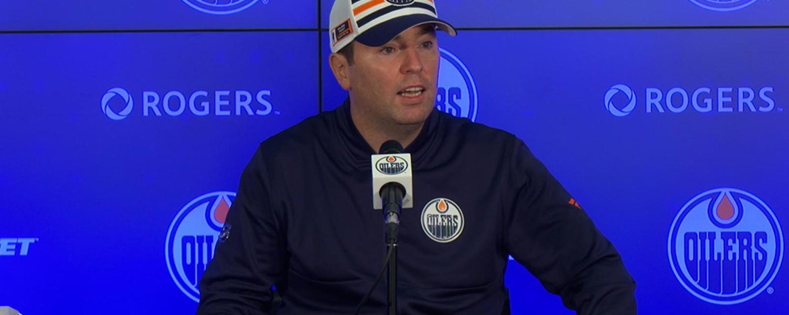 Oilers coach Jay Woodcroft has words for Connor McDavid! 