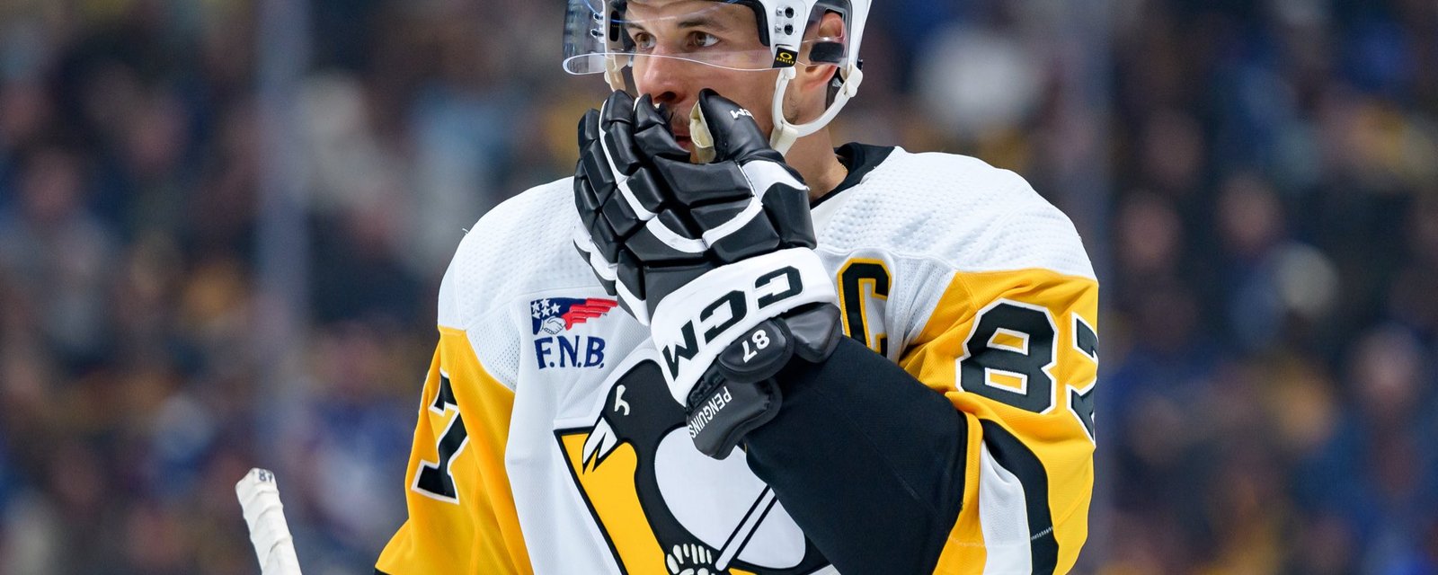 Extremely classy move by Sidney Crosby after fan gets mistreated by Red Wings security