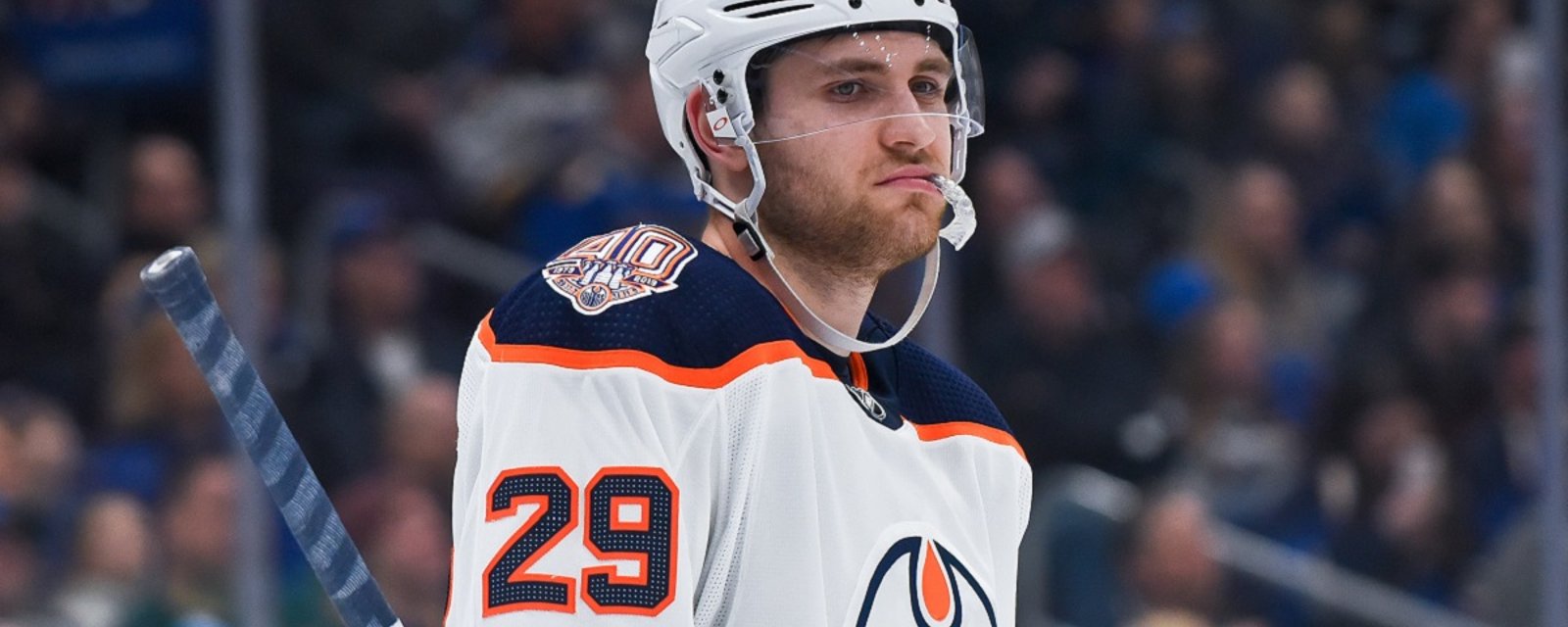 Leon Draisaitl trolls Jacob Trouba after game-winning goal.