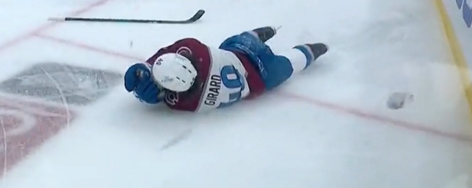 Huge hit knocks Samuel Girard out of Game 3.
