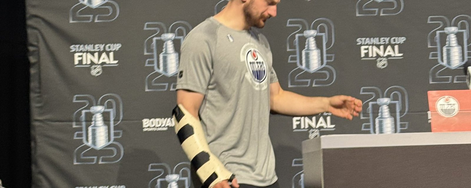 Emotional statement from Oilers’ Zach Hyman ahead of Game 1 of the Stanley Cup Final