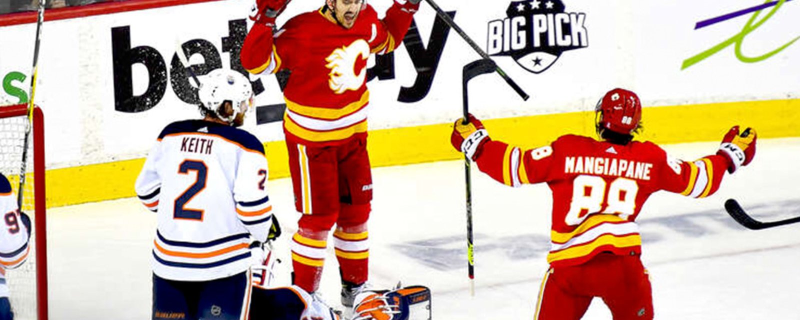 Flames, Oilers officially make NHL history in crazy 2nd period 